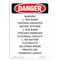 Signmission Safety Sign, OSHA Danger, 10" Height, Warning 1. This Room Contains, Portrait OS-DS-D-710-V-2303 - alternate 1